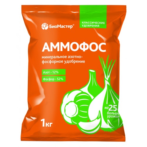 Аммофос N12-P52-K0     1 кг. БиоМастер
